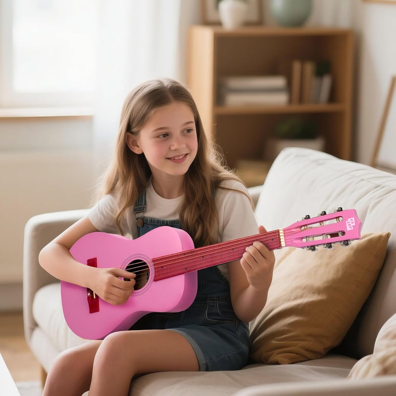 CB SKY 30" Wooden Classical Guitar for Kids/Boys/Girls/Beginners/Guitar for age 3-5 5-9 - Image 5