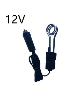Water Heater, 12v Immersion Rod Water Heater, Travel Portable Instant Hot Water Heaters, Durable Convenient Boiler Hot Water Heater, (12v Black)