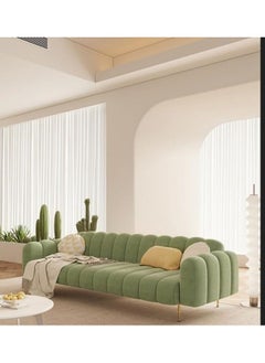 Living Room Sofa A modern sofa with Italian design Velvet Upholstery Double soft sofa legs (Green) - pzsku/Z903F6CC32299A4947358Z/45/_/1725443030/9d4d0209-14cb-453b-91dd-5cf30555af84