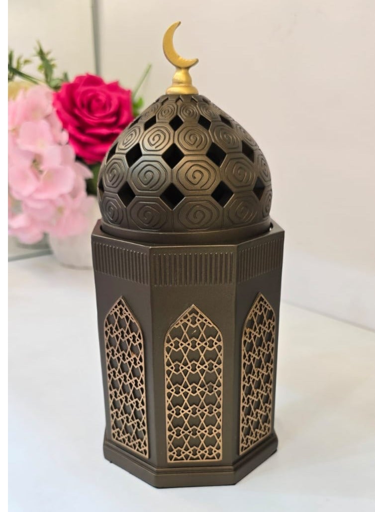 Radin Elegant Incense Bakhoor Burner Set  With Storage Bowl & Magnetic Cover - Image 3