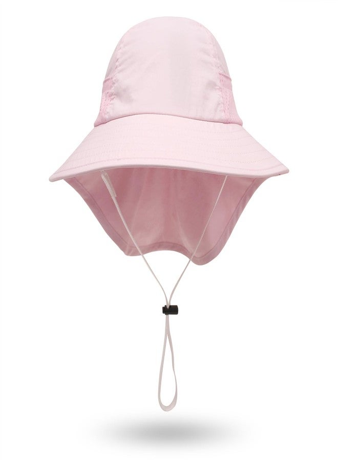 ECOSUMA Infant Swim Hat 0-6 Months White/Pink - Image 3