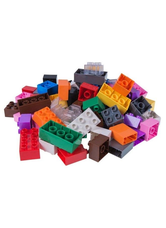 Strictly Briks Big Briks Set  84 Pieces  12 Rainbow Colors  Compatible With All Major Brands  Large Building Blocks For Ages 3 And Up  - Image 5