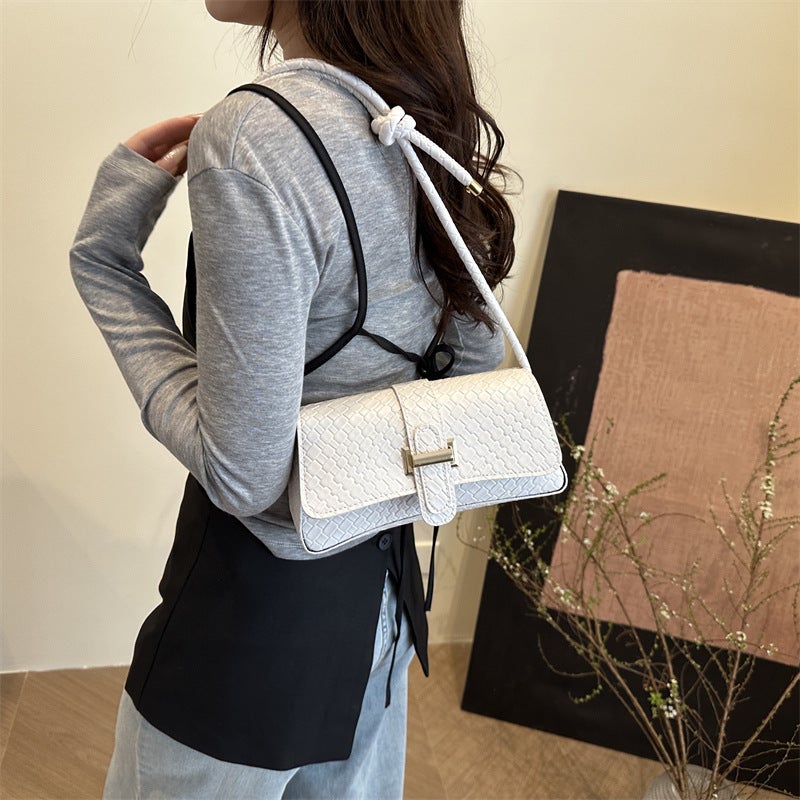 Armpit Bag Niche Design Korean Style Retro Texture Shoulder Bag Casual Versatile Temperament Commuter Handbag For Women - Image 3