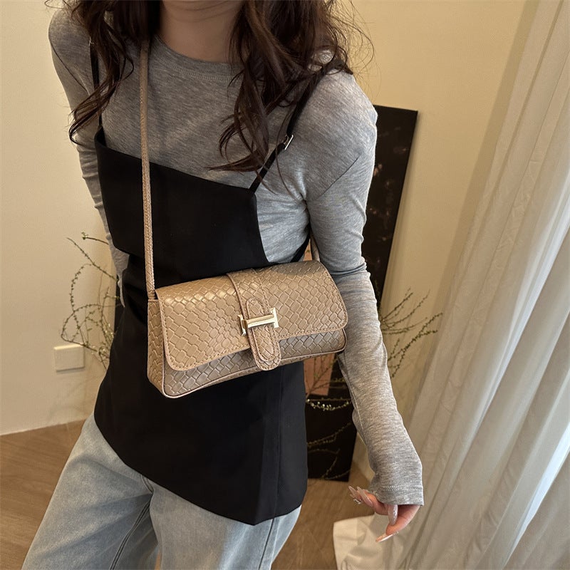Armpit Bag Niche Design Korean Style Retro Texture Shoulder Bag Casual Versatile Temperament Commuter Handbag For Women - Image 4