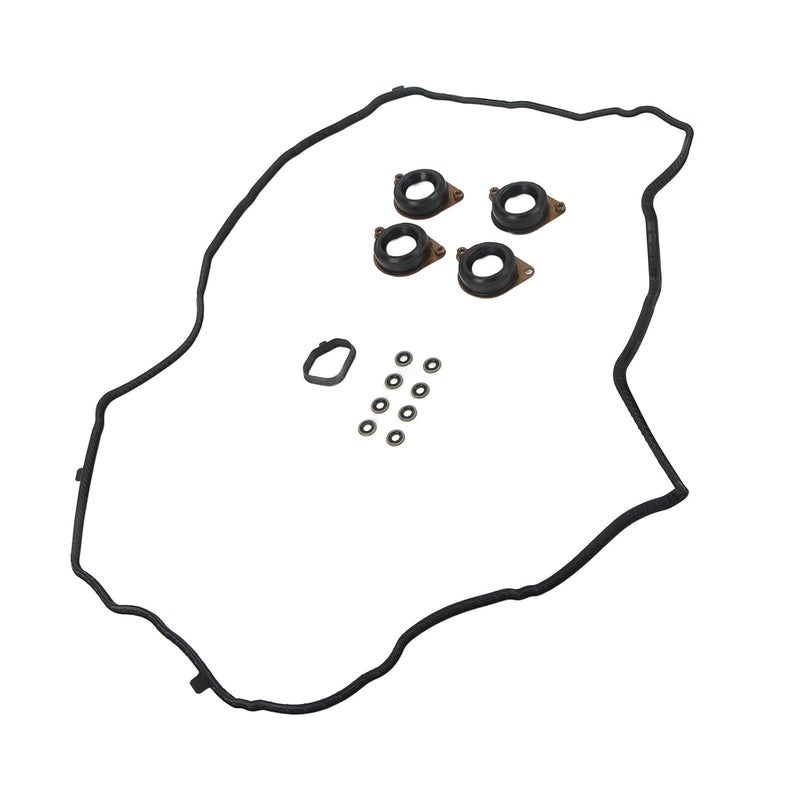 Engine Valve Cover Gasket Set 14pcs Rubber Replacement for 2DR EX 2.4L - Durable Material, Easy Installation, Reliable Sealing for 2013-2017 Models - Image 2