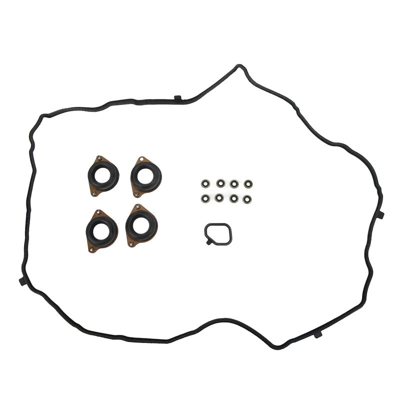 Engine Valve Cover Gasket Set 14pcs Rubber Replacement for 2DR EX 2.4L - Durable Material, Easy Installation, Reliable Sealing for 2013-2017 Models - Image 1
