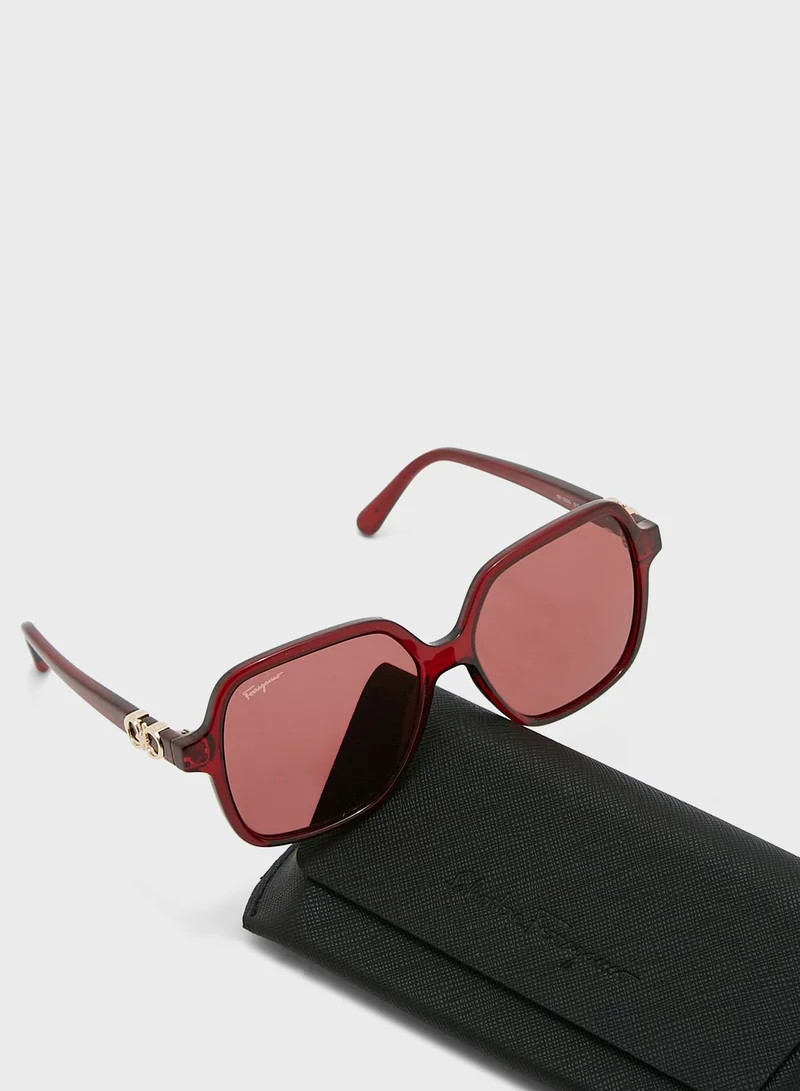 Salvatore Ferragamo Rectangle Sunglasses