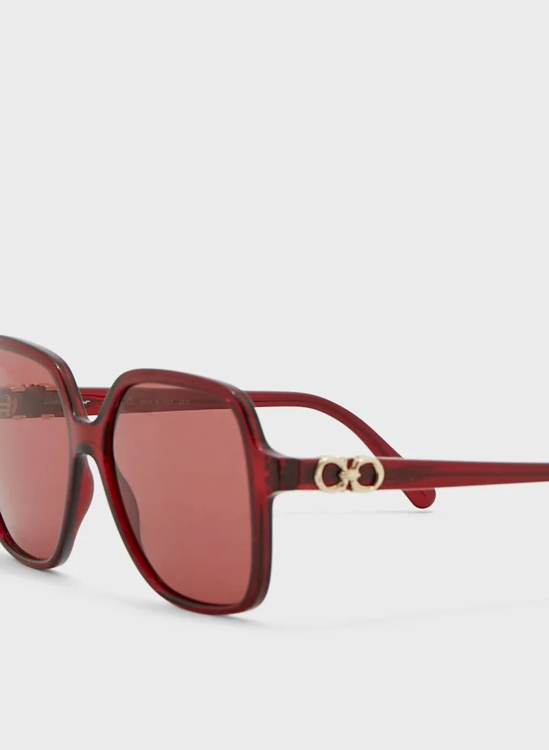 Salvatore Ferragamo Rectangle Sunglasses