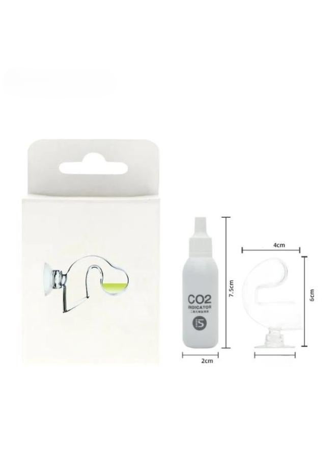 Aquapro CO2 Drop Checker مع السائل - Image 2