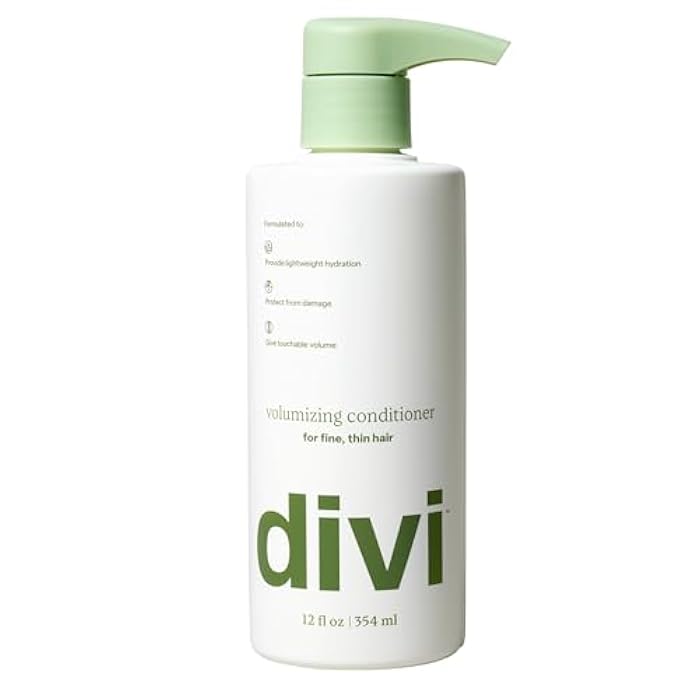 Divi Volumizing Conditioner for Women and Men - Lightweight Volume Conditioner for Fine Hair - Designed to Strengthen and Protect the Hair from Damage - Image 1