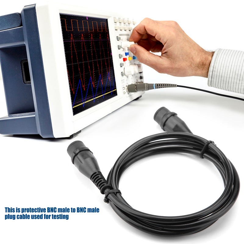 P1202 BNC Male Plug to BNC Male Plug Coaxial Cable Oscilloscope Testing Lead - Image 5