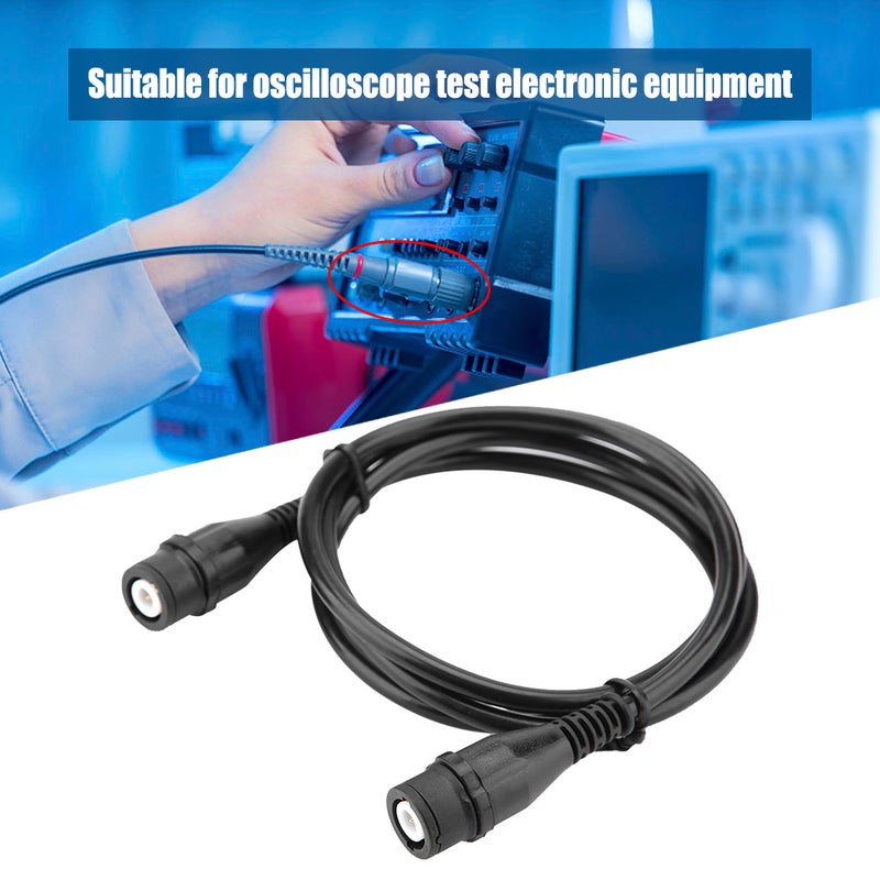 P1202 BNC Male Plug to BNC Male Plug Coaxial Cable Oscilloscope Testing Lead - Image 1