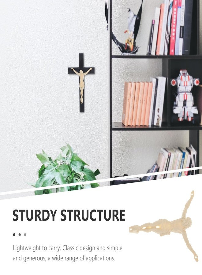 ياردوي تمثال يسوع البلاستيكي من ياردوي، صليب جداري، زينة، دليل تزيين تمثال يسوع، ملحقات يمكنك صنعها بنفسك - Image 4