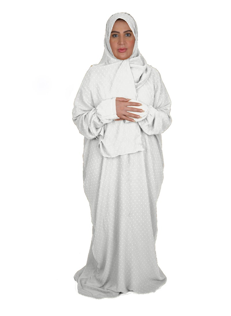 اس دي شرشف صلاة نسائي محبب واسع و مريح خامة ممتازة (سحاب)  - Image 1