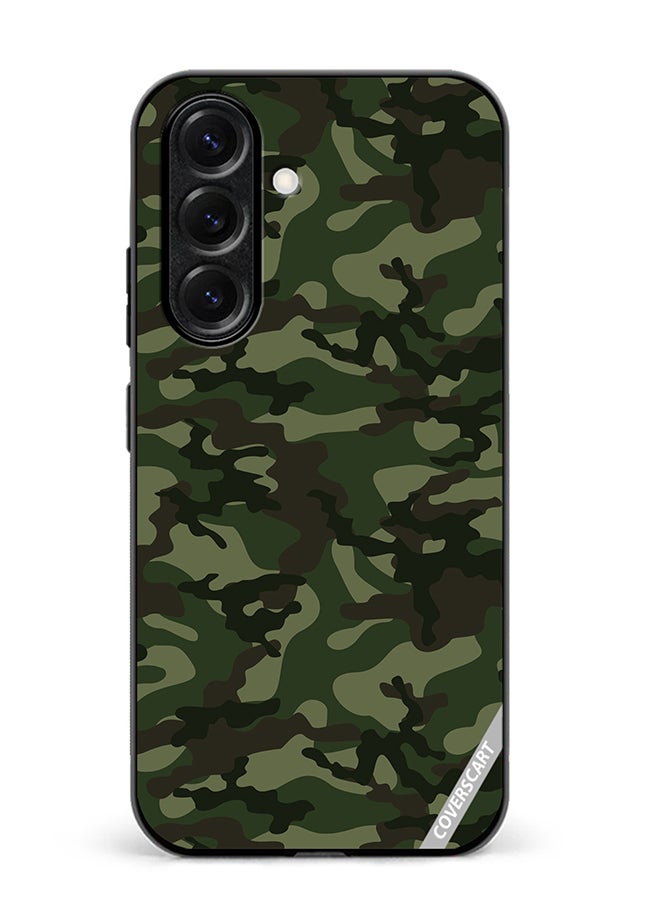 VR CREATIVE Protective Case Cover For Samsung Galaxy S25 Plus Camouflage Green Design Multicolour