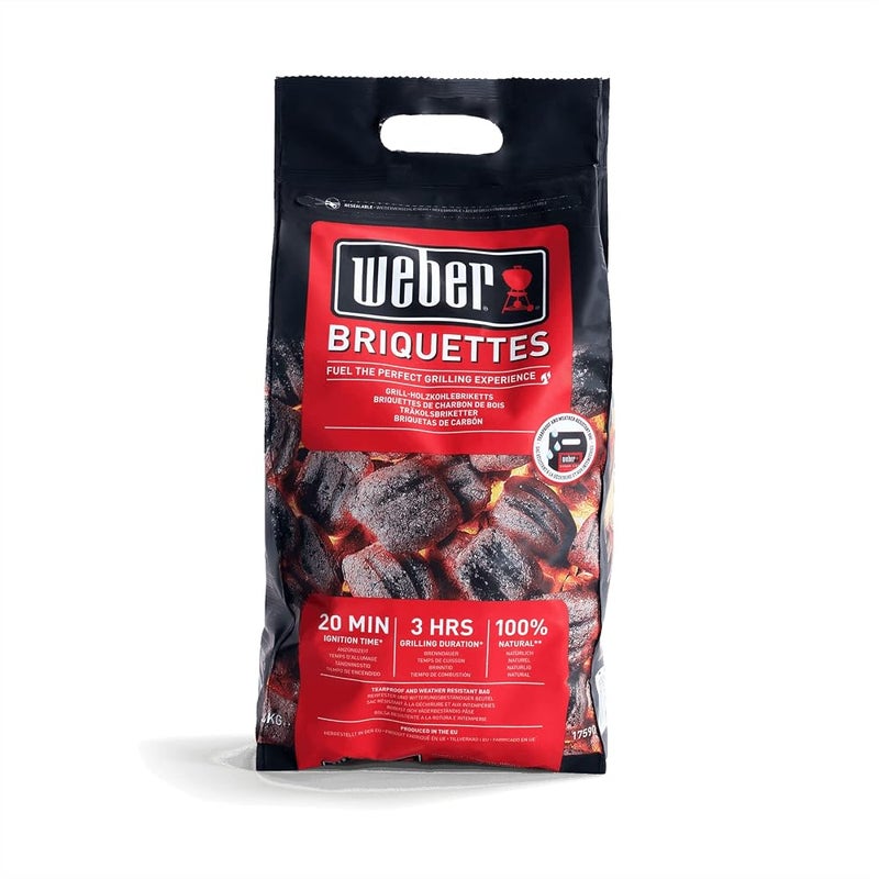 Weber Briquettes 4 kg, Black - Image 1