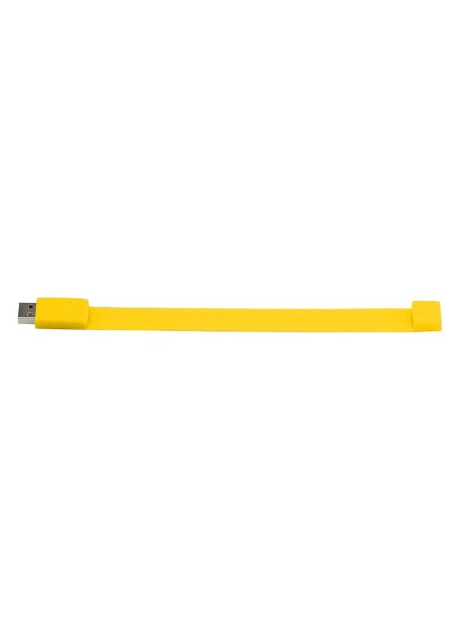 BURAQ 4GB Silicon Bracelets USB 2.0 Flash Disk(Yellow)  - Image 3