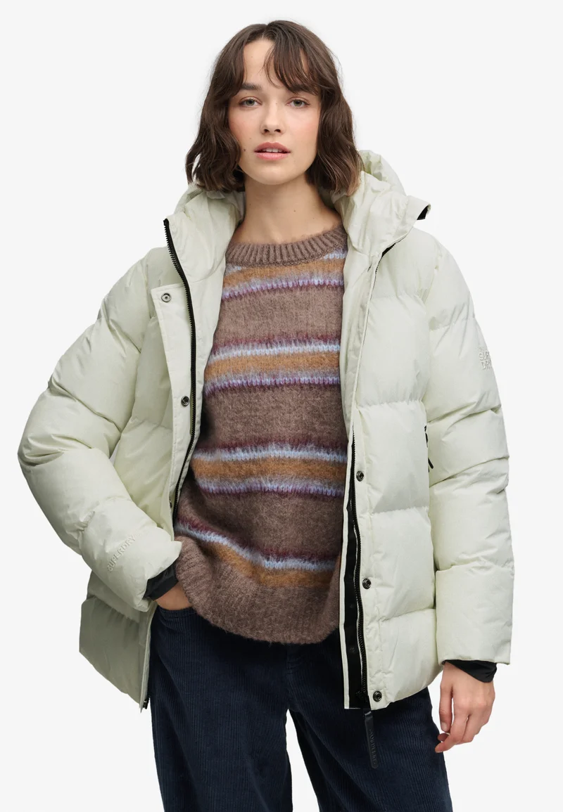 Hooded Puffer Sports Jacket