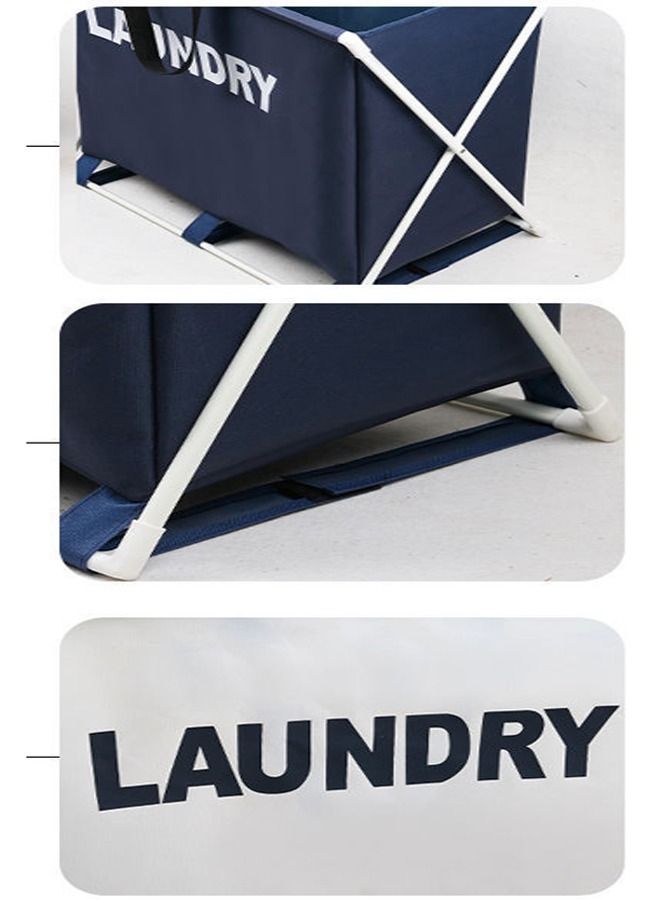 fashionhome Modern Design Large Foldable Laundry Basket Clothes Storage Bag - Image 2