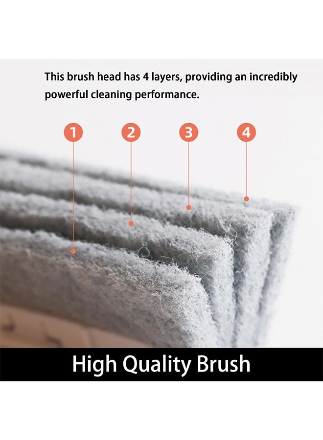 Peachjoy Magic Window Track Cleaner Brush Kit, 3-in-1 Design for Sliding Doors, Car Vents, Keyboards, 3 Pack Window Cleaning Tools with 3 Replacement Heads  - Image 5