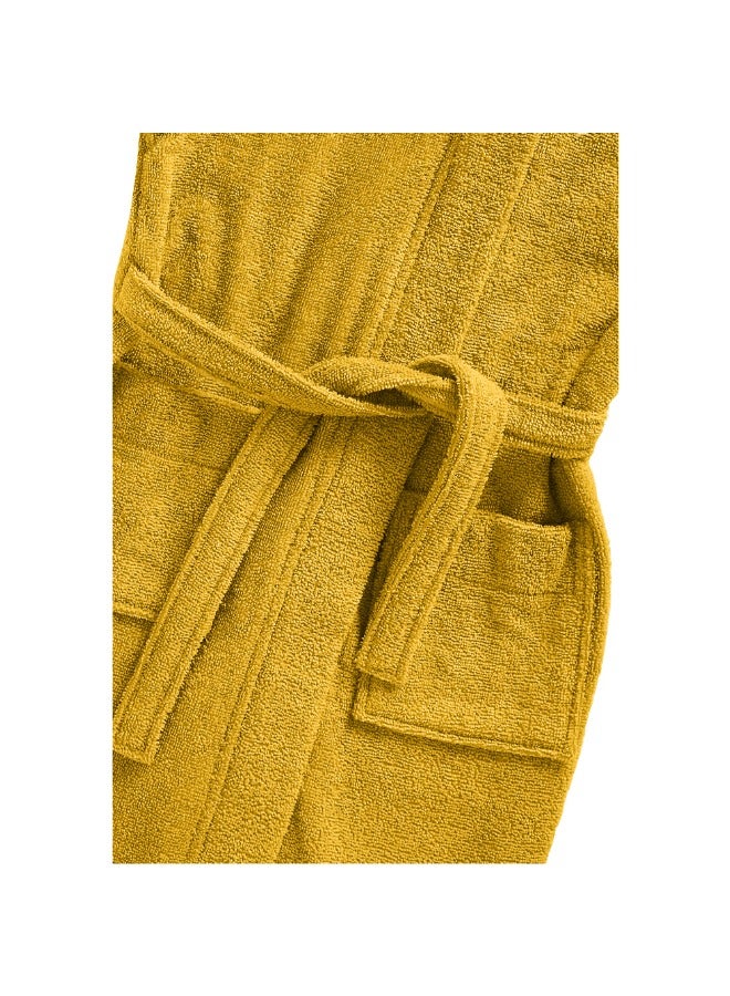 BYFT Daffodil (Yellow) Premium 6 Year Kids Hooded Bathrobe (108x104 Cm) Terry Cotton, Highly Absorbent and Quick dry, Hotel and Spa Quality Bathrobe for Boy and Girl-400 Gsm - Image 2