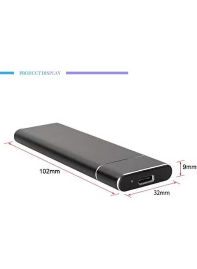 حاوية ألومنيوم لأقراص NGFF/M.2 NVMe SSD – محول خارجي USB 3.1 Gen2 بسرعة 10 جيجابت/ث إلى NVMe PCIe M-Key، متوافق مع أحجام 2242/2260/2280 - Image 2