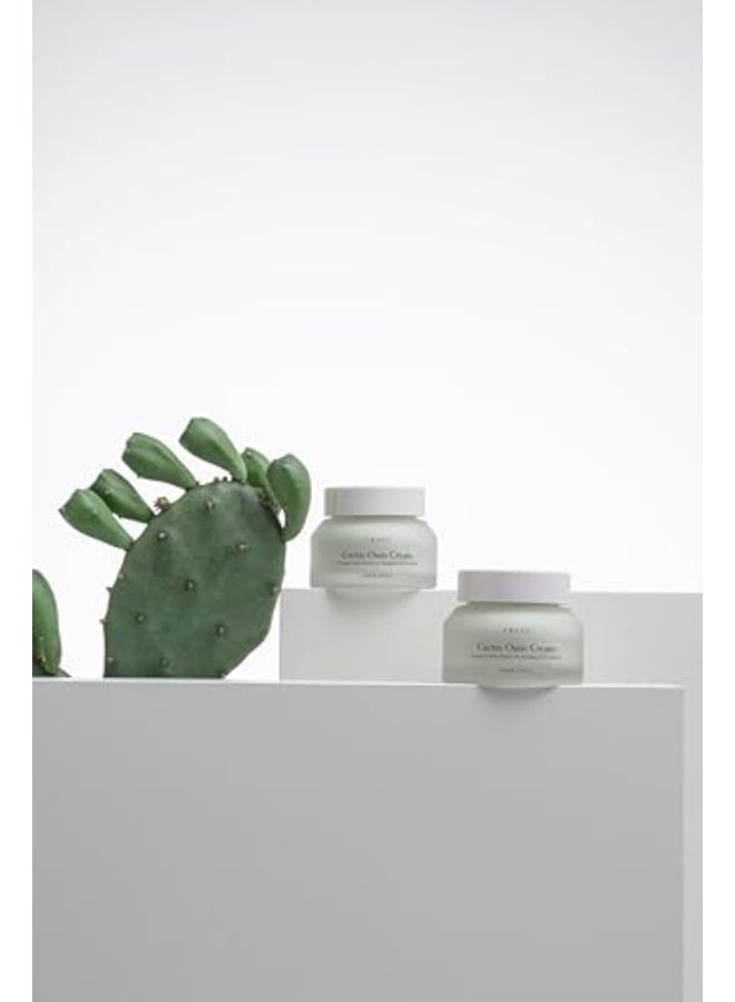 URANG Cactus Oasis Cream Organic Certified Vegan Natural Skin Barrier Lightweight Hydrating Moisturizer Tamanu Oil Ceramide Moisturizer Natural Skin care for Women Men 169 Oz - Image 3