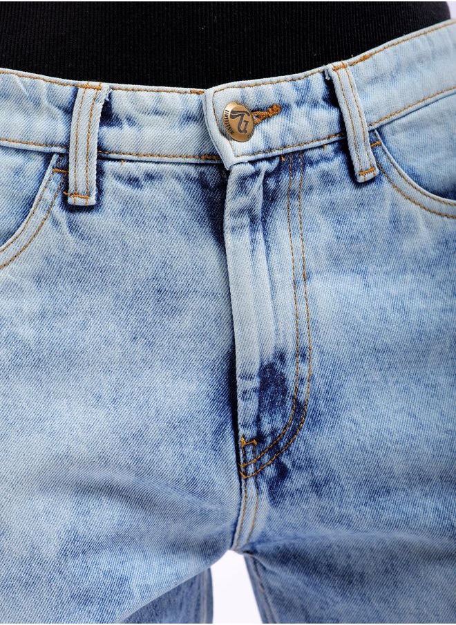 The Indian Garage Co Men Vintage Straight Fit Character Mid-Rise Jeans  - Image 5