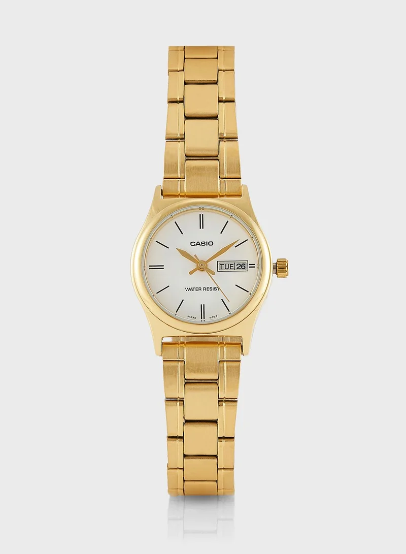 CASIO Steel Strap Analog Watch