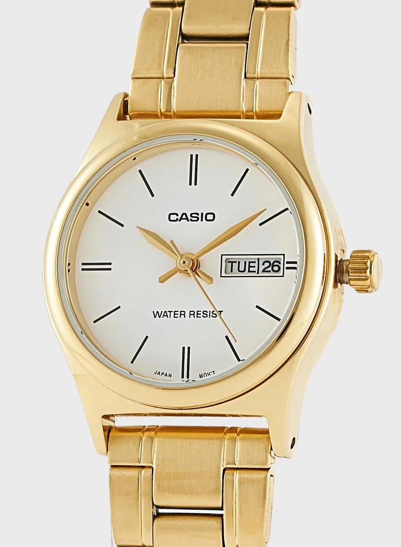 CASIO Steel Strap Analog Watch