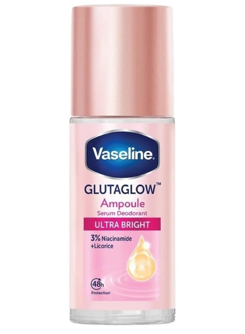 Vaseline Glutaglow Ultra Bright Ampoule Serum Deodorant - 45ml - Image 1