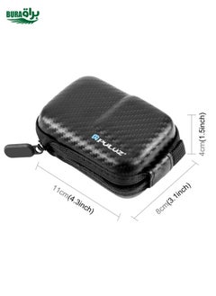 BURAQ For DJI Osmo Action 5 Pro / 4 / 3 PULUZ Mini Body Bag Portable EVA Storage Bag (Black)  - Image 4