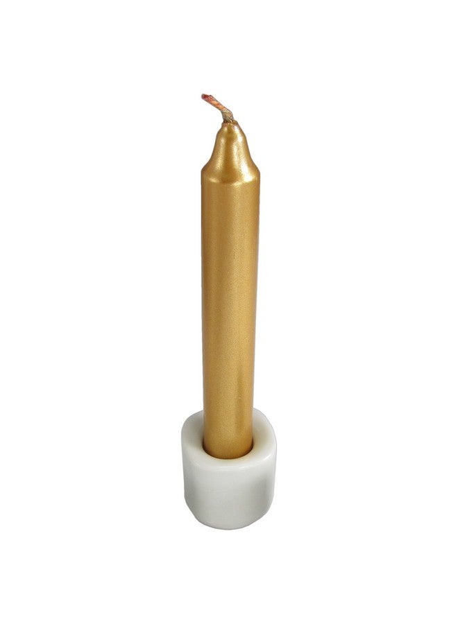 AzureGreen White Ceramic Chime Candle Holder - Image 1