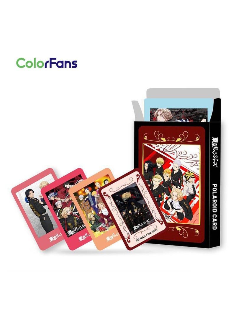 Color Fans 30 Pcs Tokyo Revengers Cute Anime Lomo Card Polaroid Photocards - Image 1