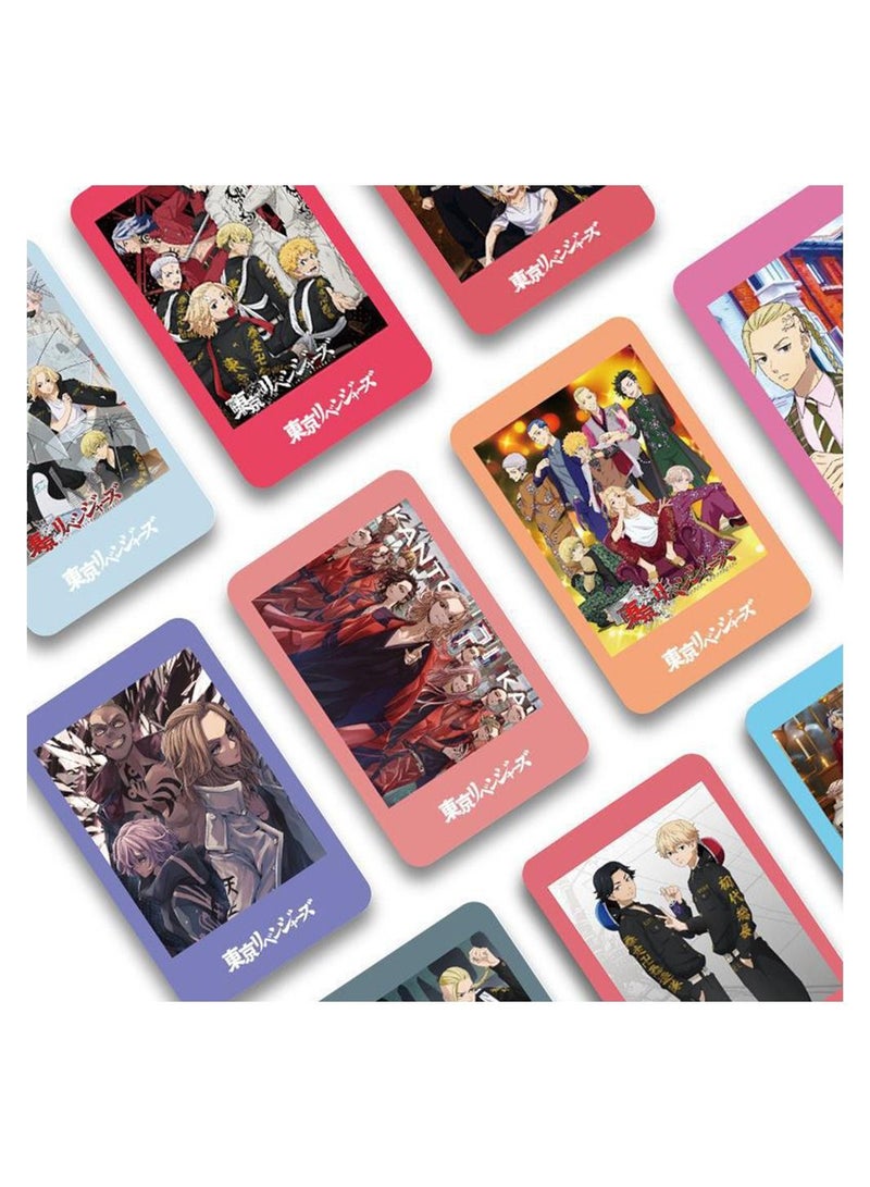 Color Fans 30 Pcs Tokyo Revengers Cute Anime Lomo Card Polaroid Photocards - Image 4