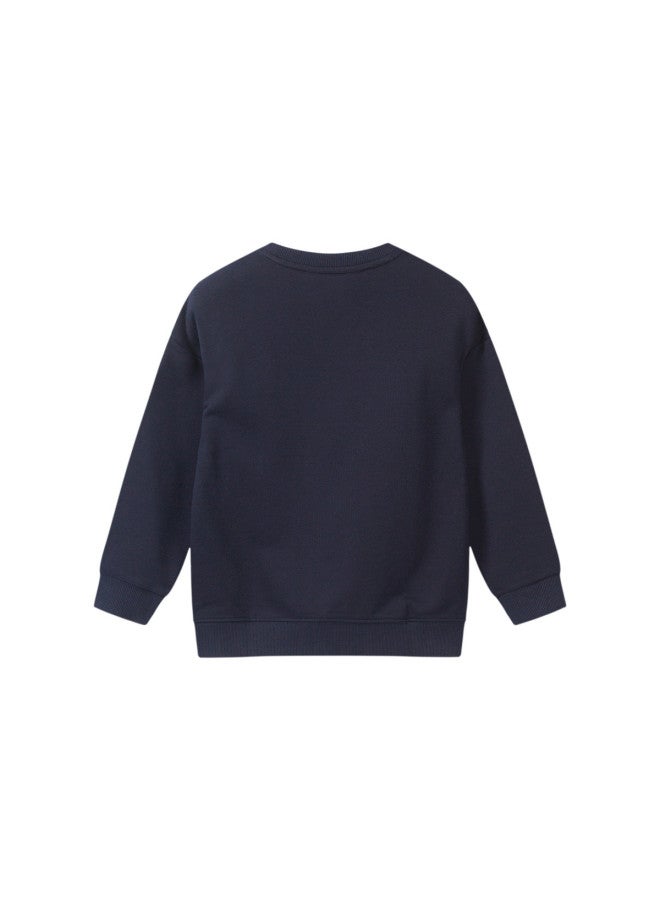 Hush Puppies Neutral Style Sports Sweatshirt, Spring And Autumn Clothing, Boys' And Girls' Pullover Sweatshirt, Children's Sweatshirt, Chinese New Year Clothing, Children's New Year Visiting Outfit - Image 5