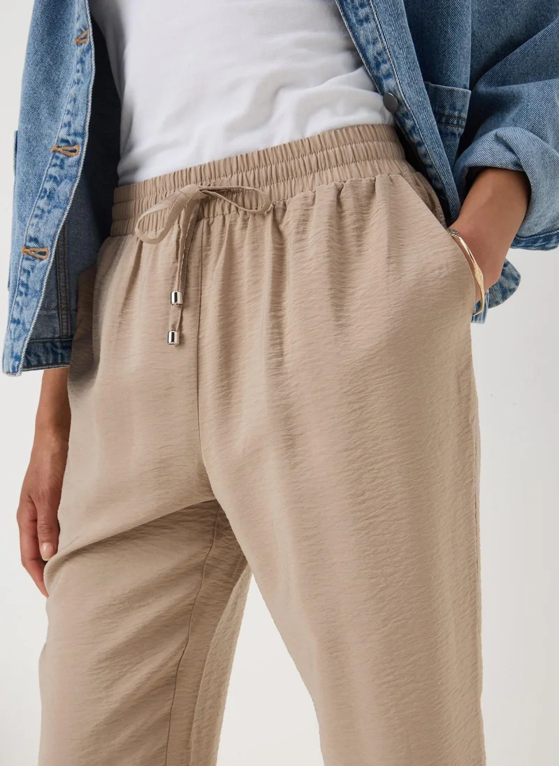 Matalan Taupe Tapered Trousers