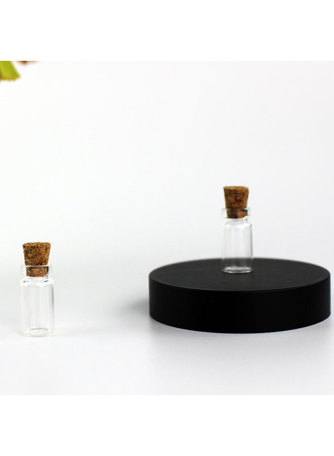 Fetal Hair Bottle Newborn Cork Small Glass Bottle Umbilical Cord Milk Teeth Hundred Days Full Moon Baby Wisdom Teeth Preservation Bottle Fetal Hair-Specifications:11*22mm (Cork)  - Image 1
