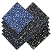 BDS-HOME 10pcs Quilting Print Fabric 98X98 Cotton Fat Squares Sheets Printed Starry Sky Supplies for Sewing Patchwork Scrapbooking DIY Craft - Image 2