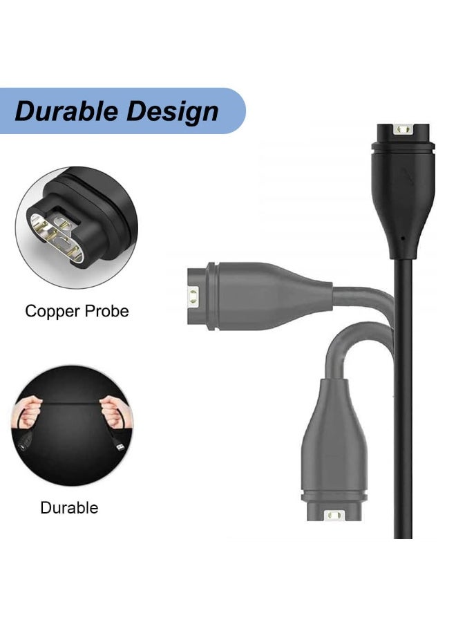 USB-C Charger Cable Right Angle for Garmin Watch [1-Pack 3.3ft], Type C Garmin Charging Cord for Fenix 8 7 7S 7X 6 5,Forerunner 965 955 265 255 165 55,Instinct,Venu 3S 2 SQ,Vivoactive 5 4,Epix,Tactix - Image 3