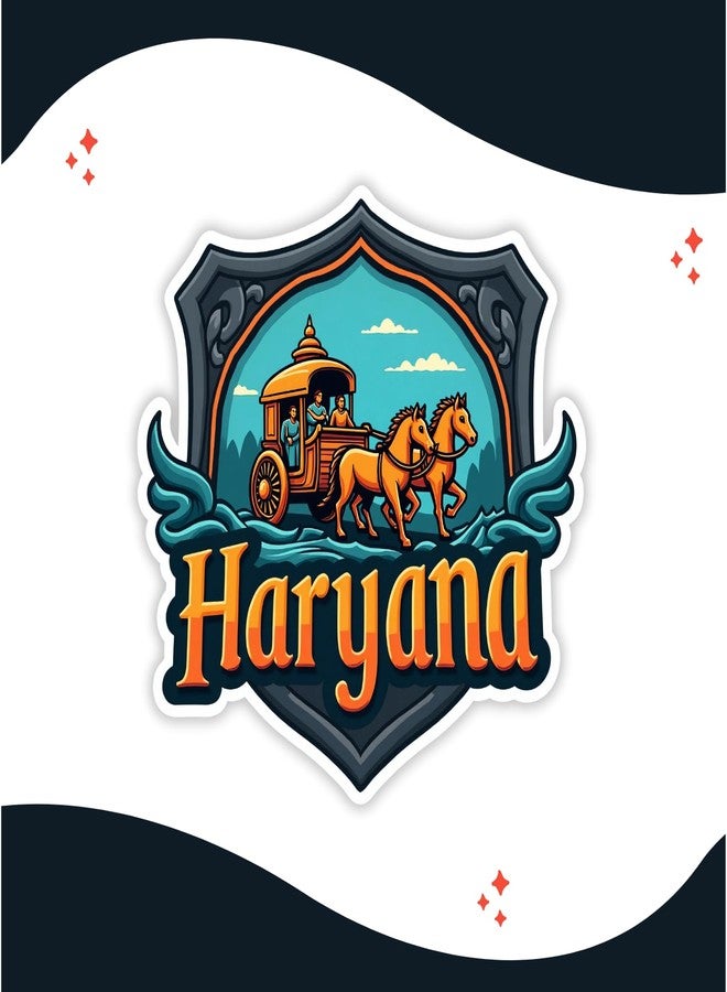GiftODay Indian State Haryana Theme Souvenir Wooden Fridge Magnet for Refrigerator - Printed Fridge Magnet for Kitchen & Home Decor | Perfect Souvenir Gift | Size 3x3 Inches | Pack of 1 - Image 5