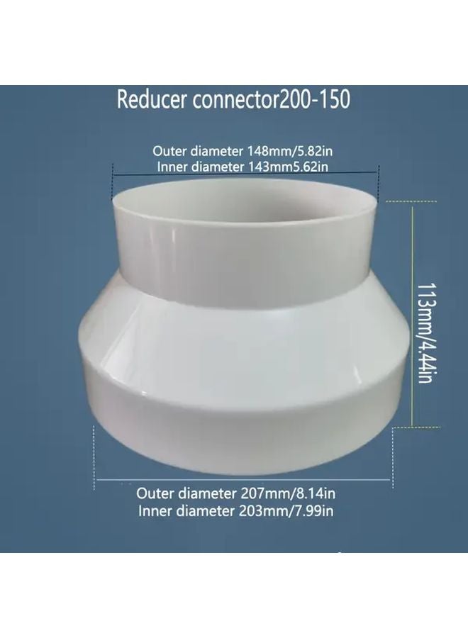 ABS Ventilation Pipe Diameter Adapter 80 100 For Hot And Cold Vents Exhaust Smoke - Image 4