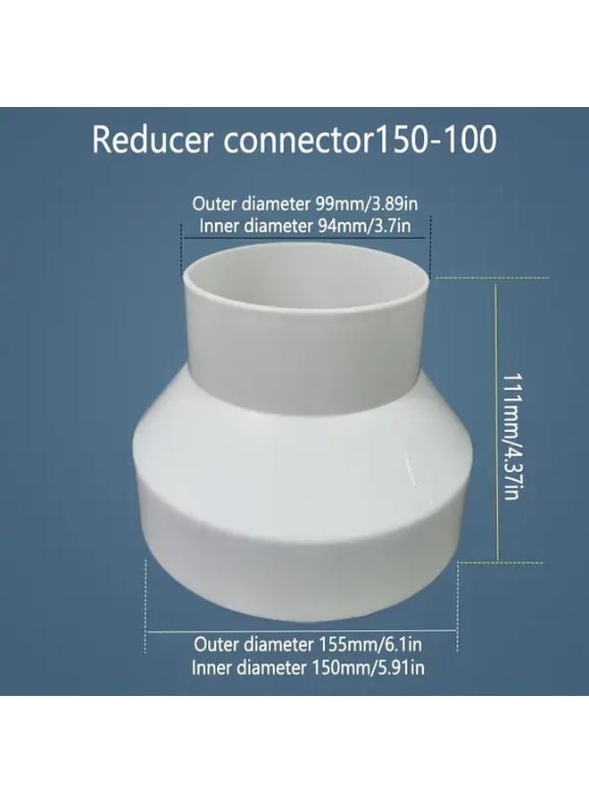 ABS Ventilation Pipe Diameter Adapter 80 100 For Hot And Cold Vents Exhaust Smoke - Image 5