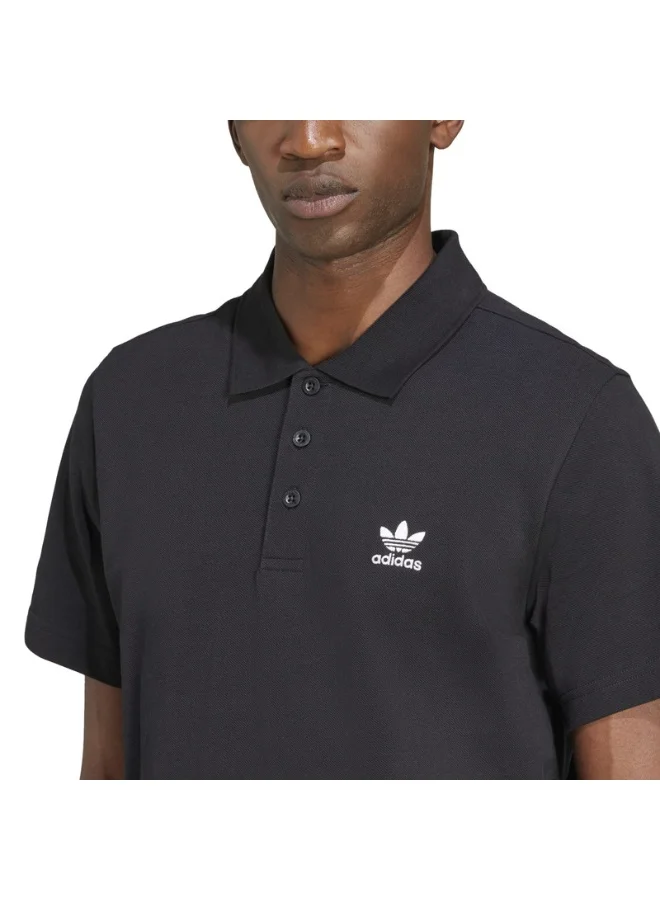 adidas تي شيرت بولو اديداس ESS للرجال - أسود