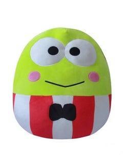 Squishmallows Little Plush 8 inch Sanrio Core Keroppi Red Striped Suit , Officially Licensed Kellytoy Plush Toy, Colorful Soft Toy, Gift for Kids, Girls & Boys Washable Squishy Stuff Toy Multicolor All Age  - Image 1