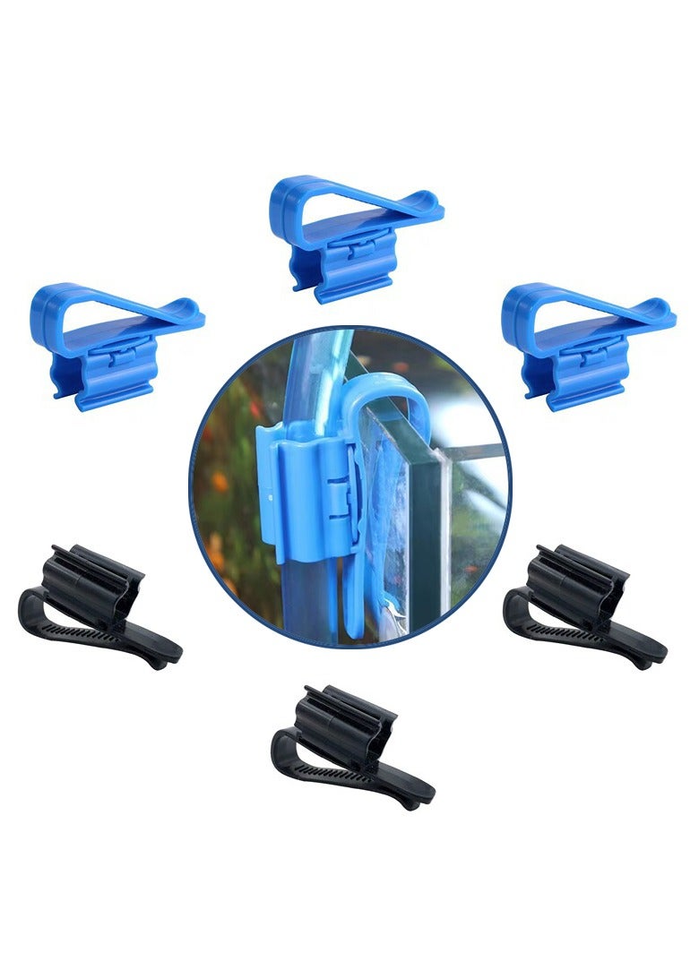 6 PCS Fish Tank Hose Holder Movable Fish Tank Water Pipe Clamp Fish Tank Mounting Clip For Fish Tank And Aquarium  - Image 1