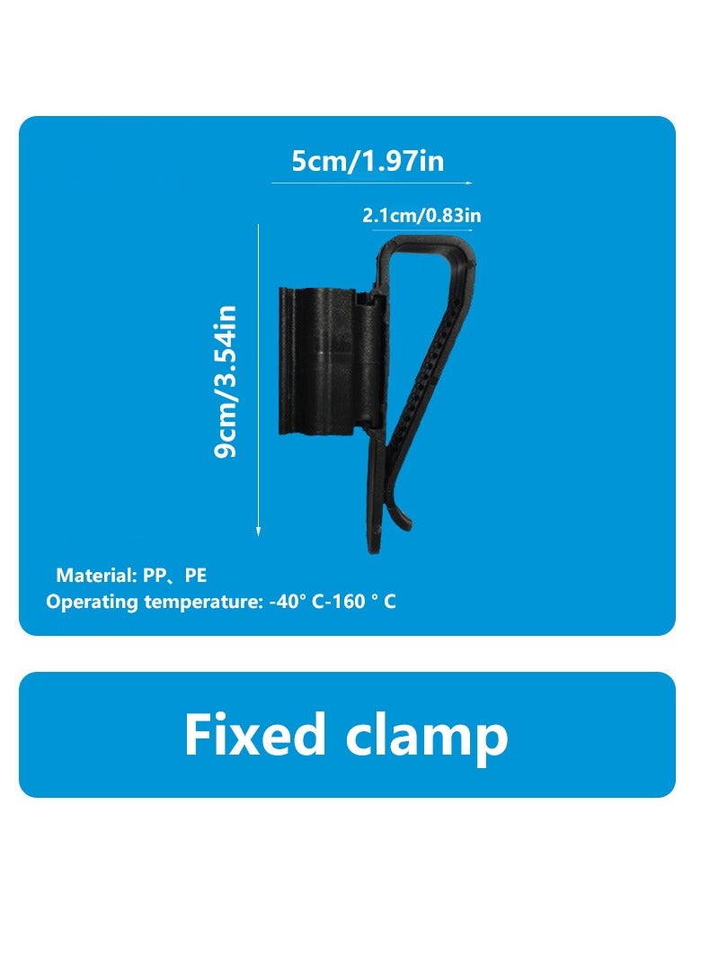 6 PCS Fish Tank Hose Holder Movable Fish Tank Water Pipe Clamp Fish Tank Mounting Clip For Fish Tank And Aquarium  - Image 2