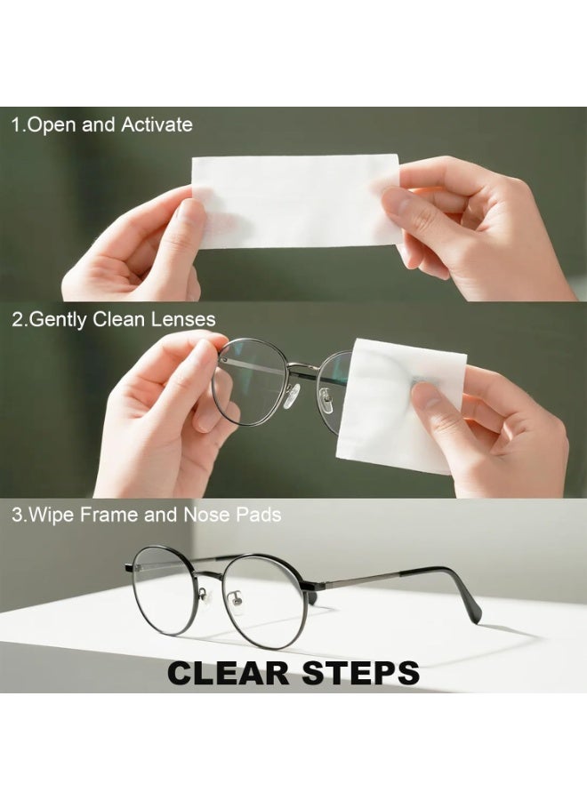 POWER CLEAN Lens Cleaning Wipes 100 Pack – Individually Wrapped Pre-Moistened Glasses Cleaner, Streak-Free & Anti-Fog Wipes for Eyeglasses, Screens, Camera Lenses & Phones - Image 5