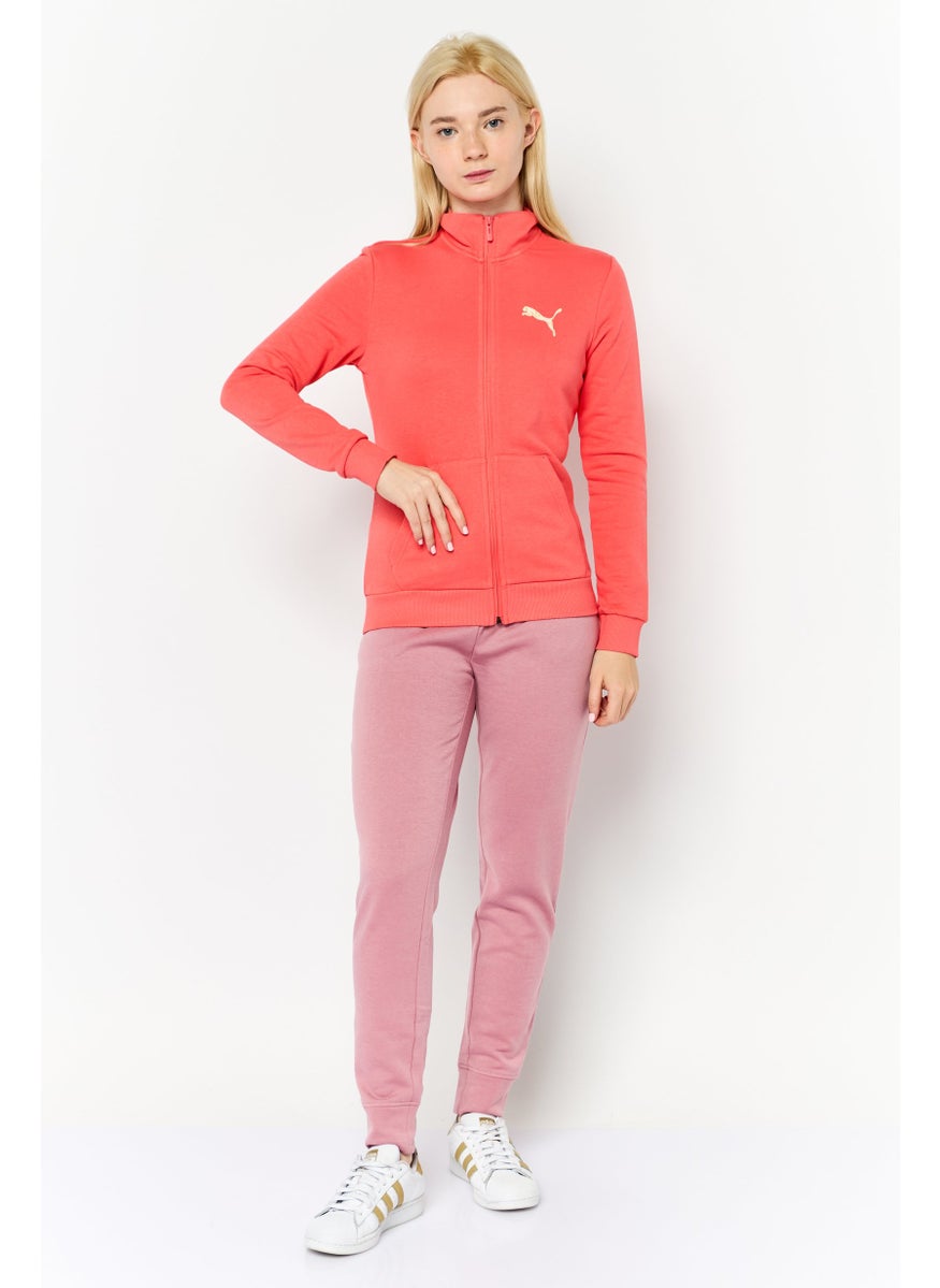 PUMA - Women Regular Fit Long Sleeve Training Sweatshirt, Pink - Image 1