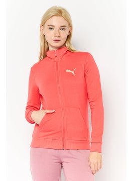 Women Regular Fit Long Sleeve Training Sweatshirt, Pink